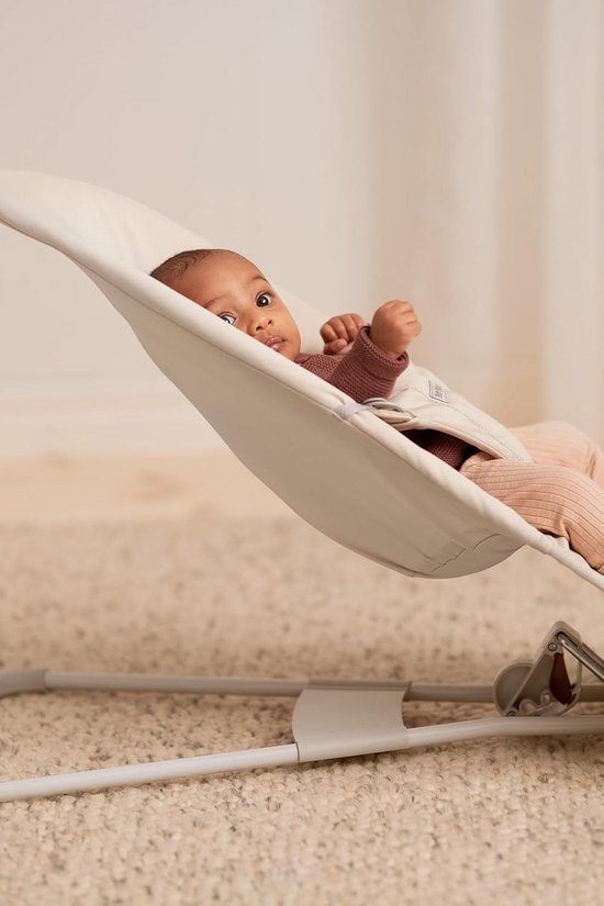Ergonomische Baby Wipstoel met Zachte Tri-Fabric en Natuurlijke Schommeling — afbeelding 3