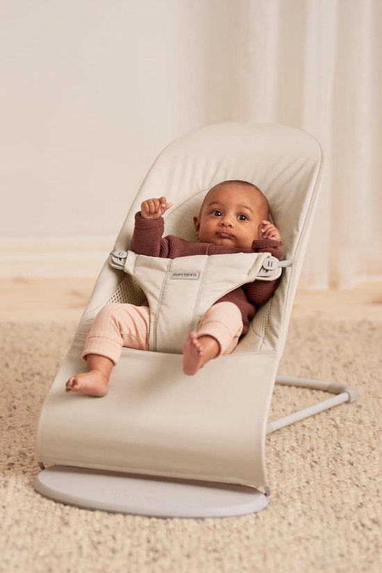 Ergonomische Baby Wipstoel met Zachte Tri-Fabric en Natuurlijke Schommeling — afbeelding 5
