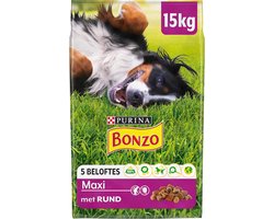 Grote Zak Droogvoer voor Honden met Rund - 15 kg