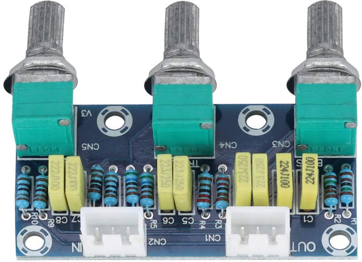 3-Kanaals Audio Voorversterker Subwoofer Eindversterker Module Hoge Prestaties