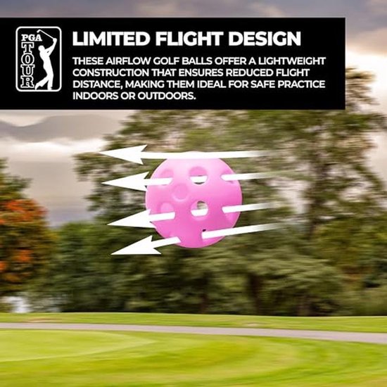 Oefengolfballen met Luchtstroom voor Binnen en Buiten - Ideaal voor Verbetering van je Spel — afbeelding 3