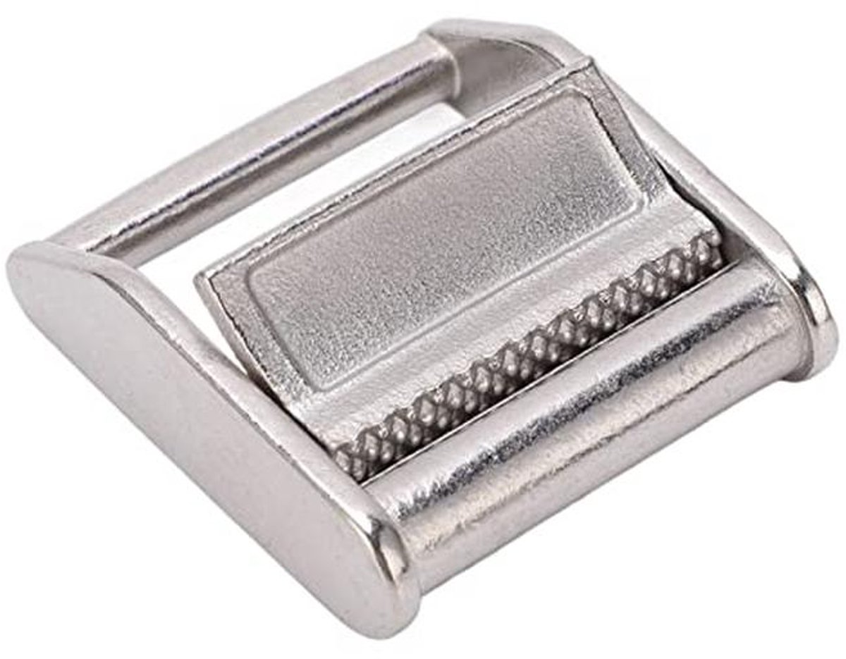 Duurzame Rvs Spansluiting voor 38mm Singelband - Ideaal voor Buitensport en Camping