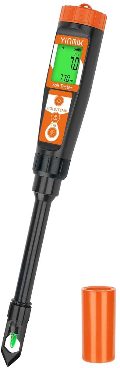 Digitale pH-meter voor Bodem en Water - Nauwkeurige pH-Tester voor Tuin, Potplanten en Gazon