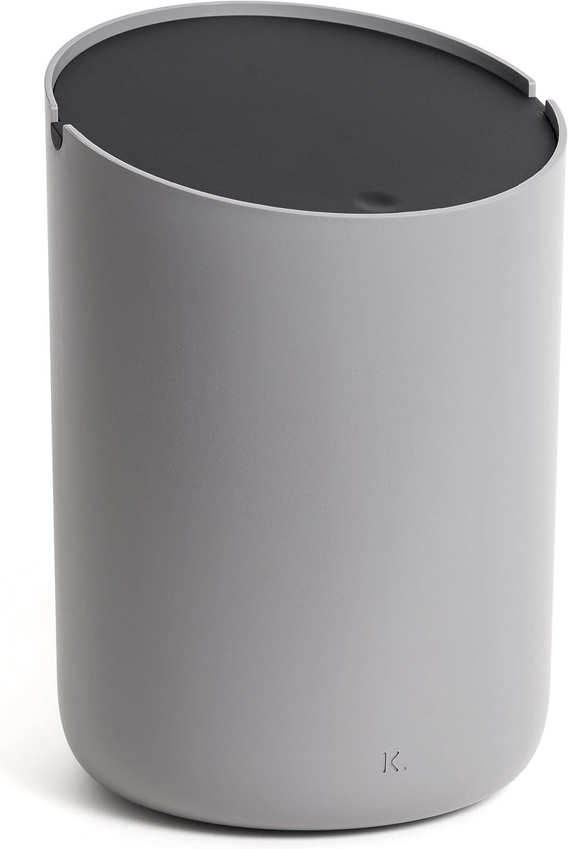 Kleine Prullenbak 1.5L - Ideale Mini Afvalemmer voor Badkamer, Keuken en Bureau - Antislip en Verwijderbare Binnenemmer