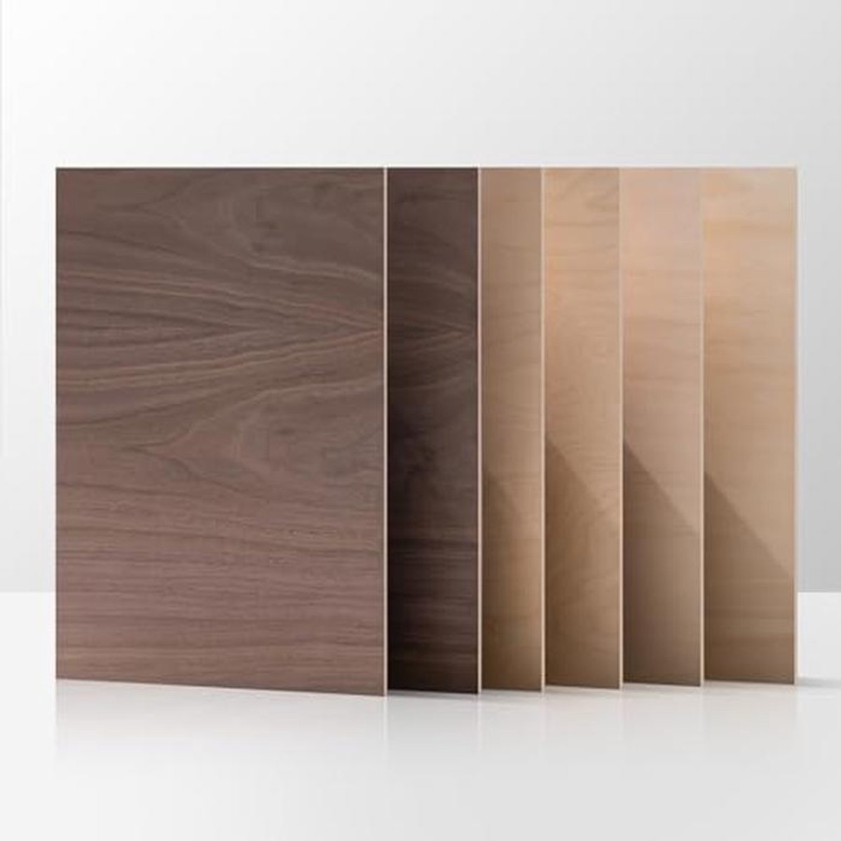 Dunne Houten Plaatjes voor Modelbouw - 3mm Birkensheet A3 - Set van 6
