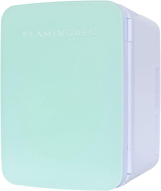 Flamingueo Mini Koelkast 10L - Cosmetische Koelkast 12V/220V, Kleine Koelkast, Warm en Koud Functie, Skincare Fridge, Kleine Draagbare Koelkast