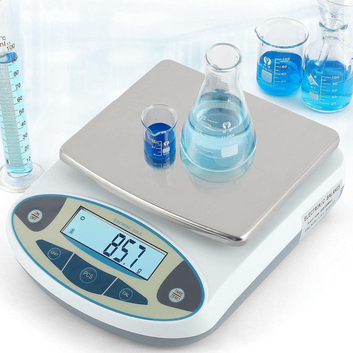 Digitale Laboratoriumweegschaal 5 kg x 0.01 g Precisie Analyse Weegschaal