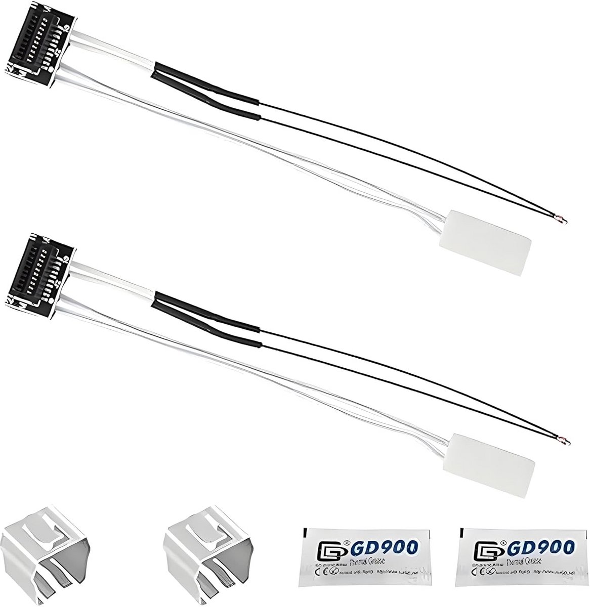 Keramische Verwarming & Thermistor Set (2 stuks) - 24V 48W voor 3D-printer Hotend