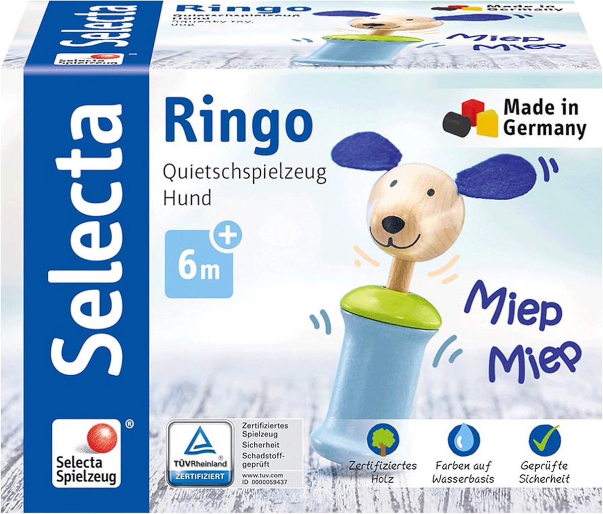 Hondenspeelgoed met Piepfunctie en Kauwring voor Honden