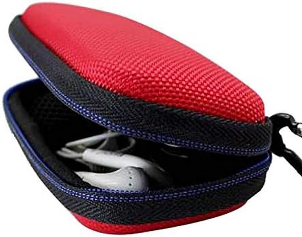 Draagbare Opbergtas voor Oordopjes en Koptelefoons, Beschermende Pouch voor Oplaadkabels