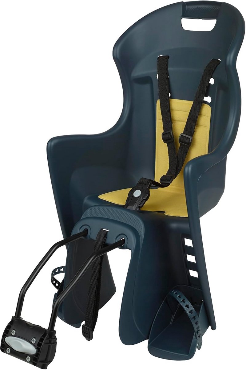 Kinderzitje Fiets Framebevestiging Blauw/Geel 9-22 kg