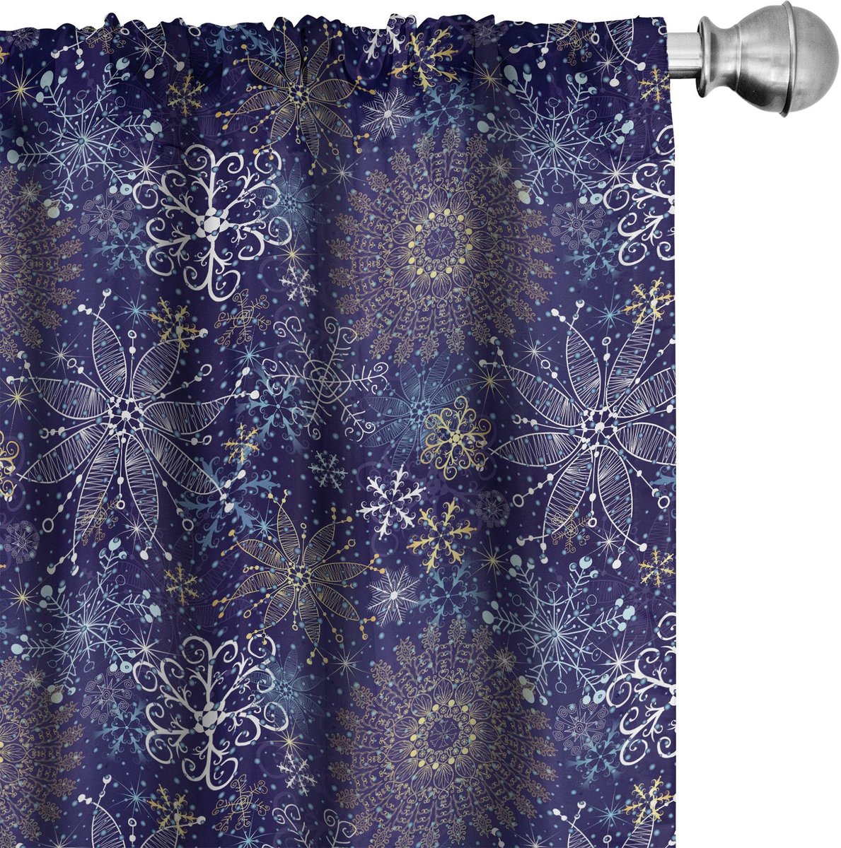 ABAKUHAUS Gordijnen – 2x75x245 cm – Veelkleurig, halfverduisterend Mehrfarbig
