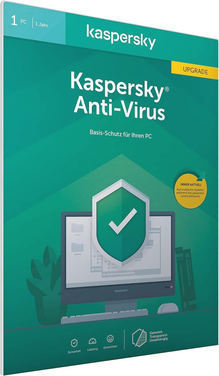 Upgrade Anti-Virus Software voor Windows 7/8/10 - 1 Apparaat, 1 Jaar