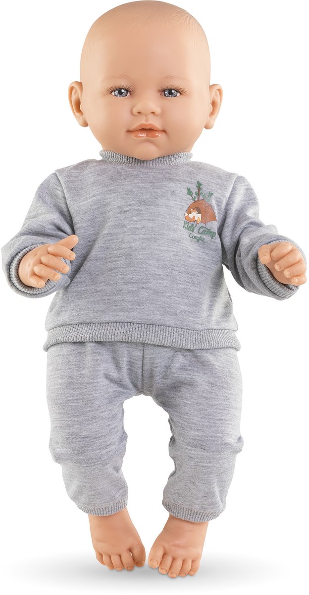 Corolle Poppen Joggingpak Grijs Kleine Ontdekker 42cm - Poppenkleding. — afbeelding 3