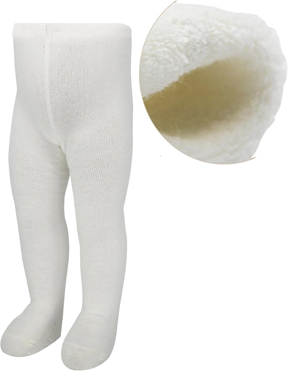 Zachte Badstof Babypanty voor Kinderen - Thermische Legging met Antislipzool