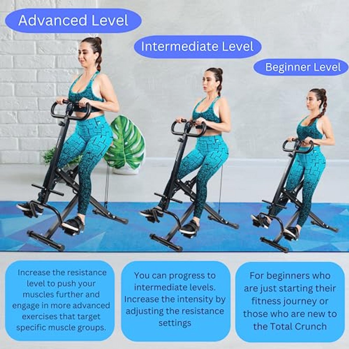 Squat Machine voor Full Body Workout - Thuistrainingsapparatuur voor Buikspieren, Bilspieren en Benen