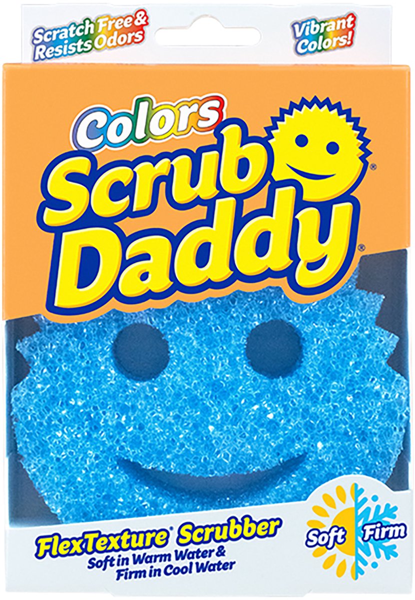 Scrub Daddy Schoonmaakspons – Blauw – 1 stuk