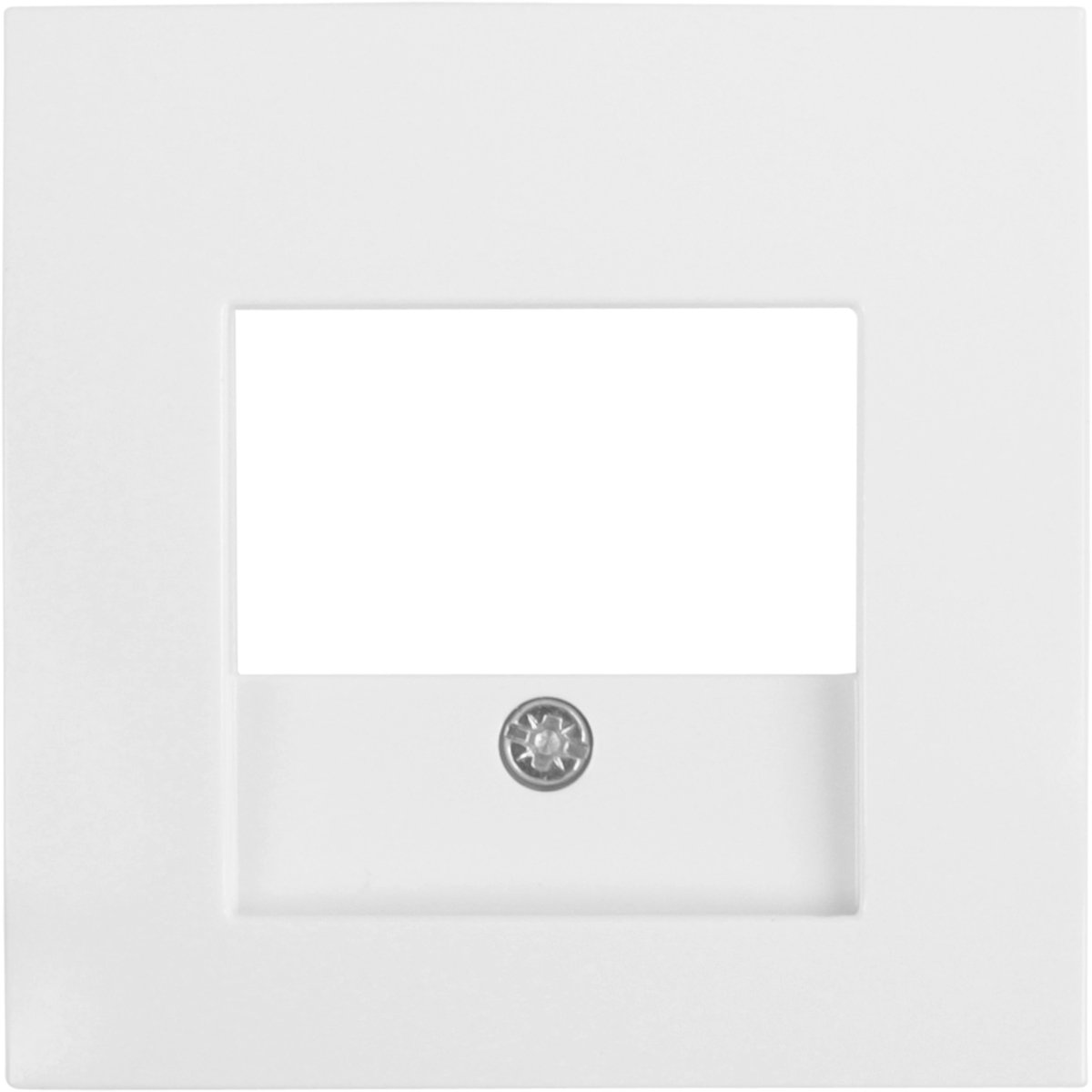 Berker S1 afdekplaat - TAE/USB - polarwit