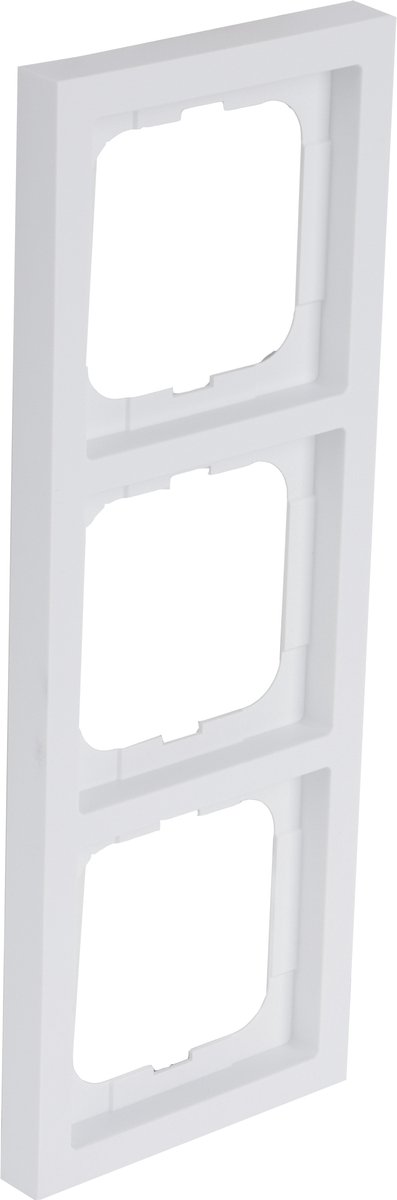 Busch-Jaeger Future linear afdekraam - inbouw - 3-voudig - verticaal/horizontaal - mat wit