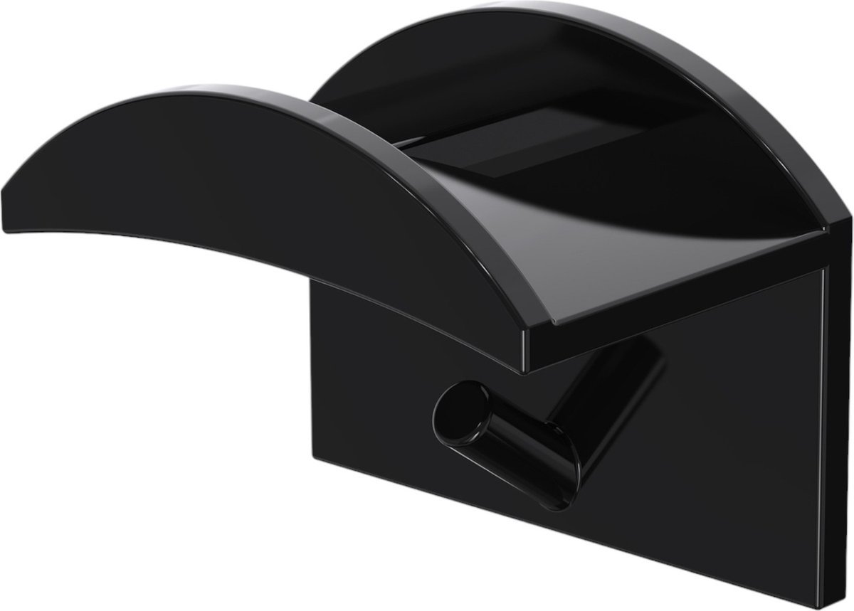 Scoby - Petten Haakjes - Hoedenhaakjes - Tassenaccessoire - Hat Hooks - 5 CM - Zwart - 10 Stuks