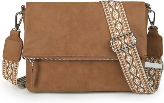 Dames Schoudertas | Gewatteerd Crossbody Designer Trendy Vegan Leer - Vardi Dante