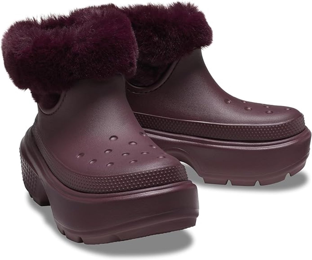 Crocs Stomp Lined Boot Dark Cherry Maat 42/43 M9/W11