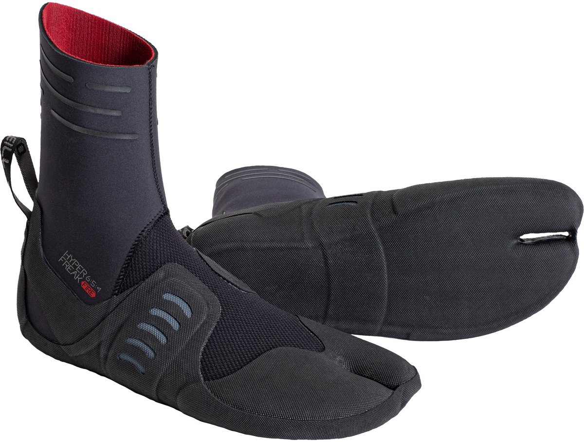 2026 O'Neill Hyperfreak Fire 6/5/4mm Split Toe Neoprene Boot - Bl
