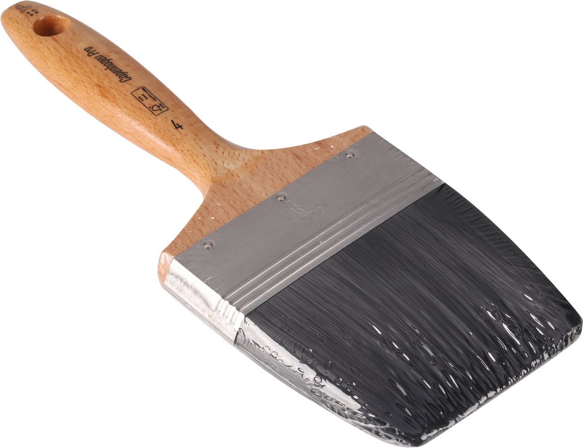 Copenhagen Pro platte kwast - maat 4 - synthetisch haar - FSCÂ® houten steel - ****
