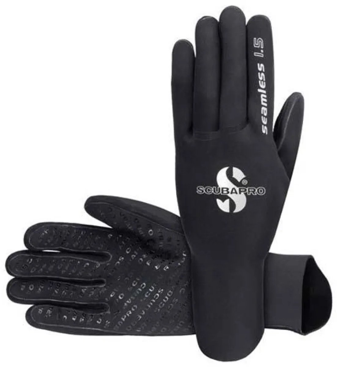 Scubapro Seam Less 1.5 Mm Handschoenen Zwart L