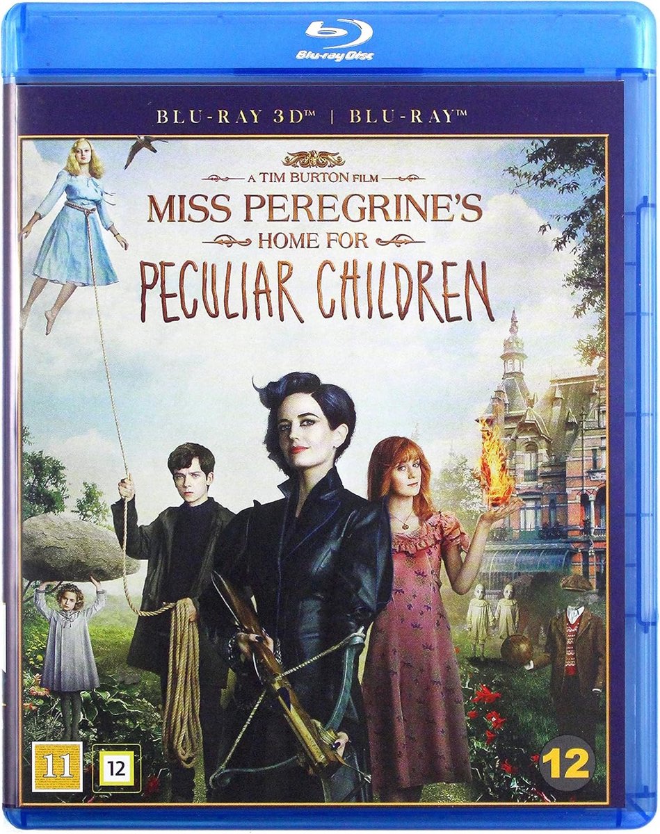 Peculiar Children: Blu-Ray en 3D Versie van Miss Peregrine's Home