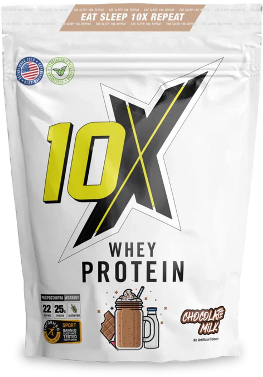 10X - Athletic - Whey Protein - Eiwitshake - Eiwitten - Chocolade