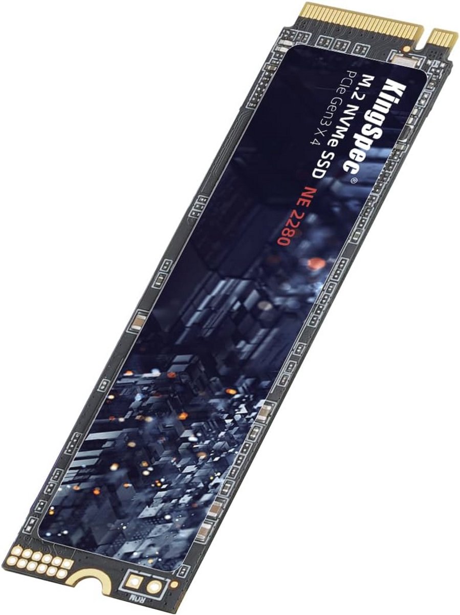 1TB M.2 NVMe SSD - tot 2400 MB/s interne SSD met 3D NAND Flash, compatibel met desktop en laptop