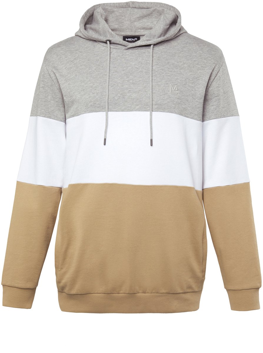 Men Plus - Heren - Hoodie capuchon - Zandsteen - Maat 3XL