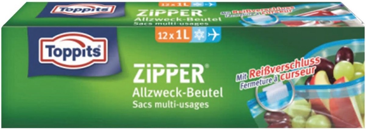 Multifunctionele Ritszak 1 Liter - Herbruikbaar en Vaatwasmachinebestendig