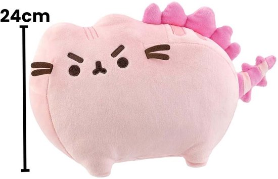Pusheen, Knuffel 24cm voor Kinderen Pusheenosaurus Collectie Ultrazacht Charmant Design, Roze — afbeelding 2
