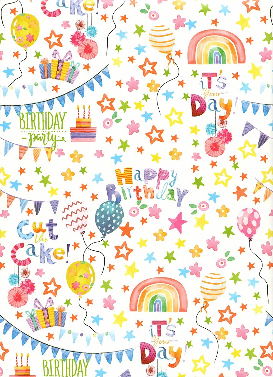 IMPERATORIS® Cadeaupapier - Inpakpapier - Perfect voor Alle Feestelijke Gelegenheden - Party Design - Duurzaam - Verjaardag - XXL - 1 Rollen