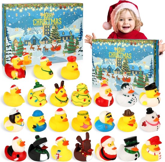Kerst Badeend Adventskalender