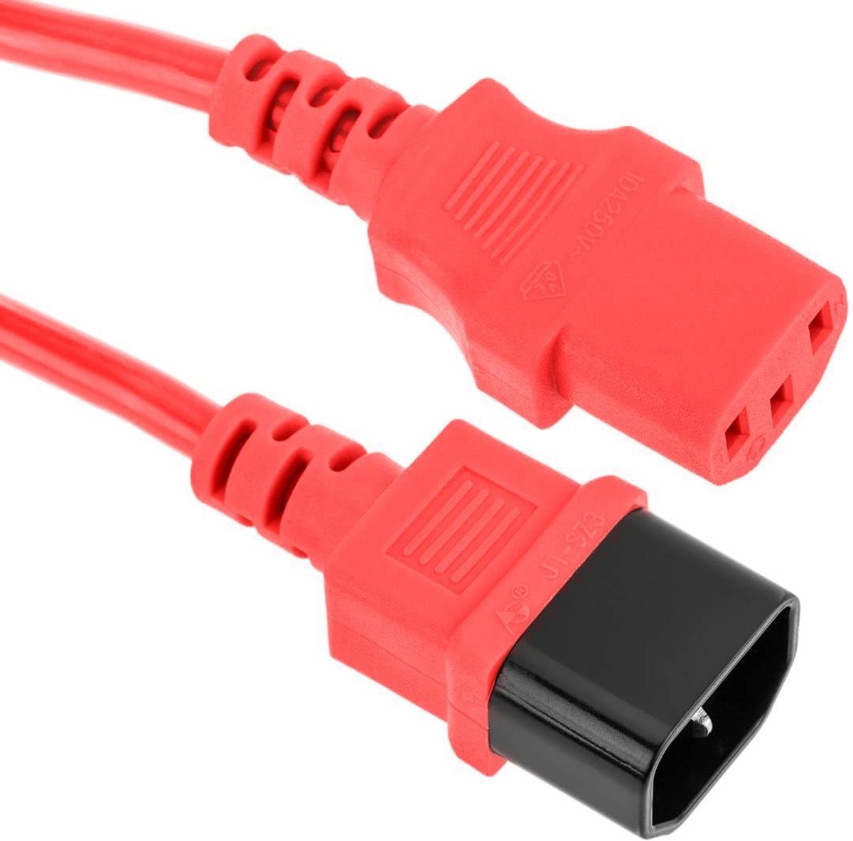 Koelapparaatkabel verlenging 3 meter - Robuust netsnoer C13 naar C14