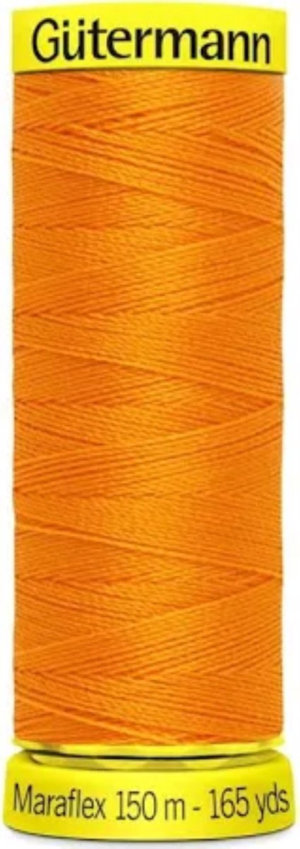 Gütermann Maraflex 350 150m - Gutermann - oranje naaigaren elastisch