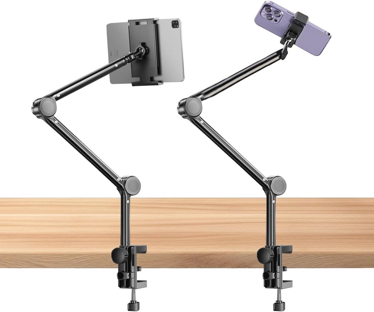 Verstelbare Tablet Holder voor Bed - Universele Houder voor 4-13 Inch Apparaten