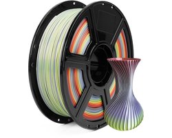 FlashForge PLA Silk Filament - Rainbow - Rood/Blauw/Groen - 1.75mm - Biologisch Afbreekbaar - 1kg