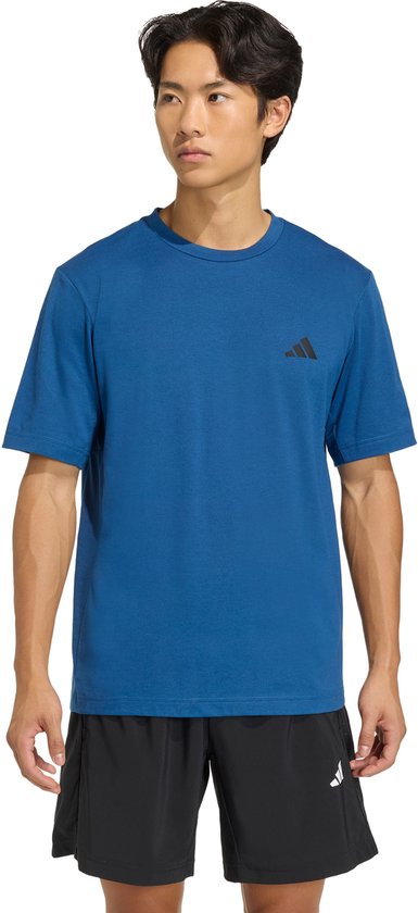 Adidas Performance Workout Essentials Feelready T-Shirt - Heren - Blauw