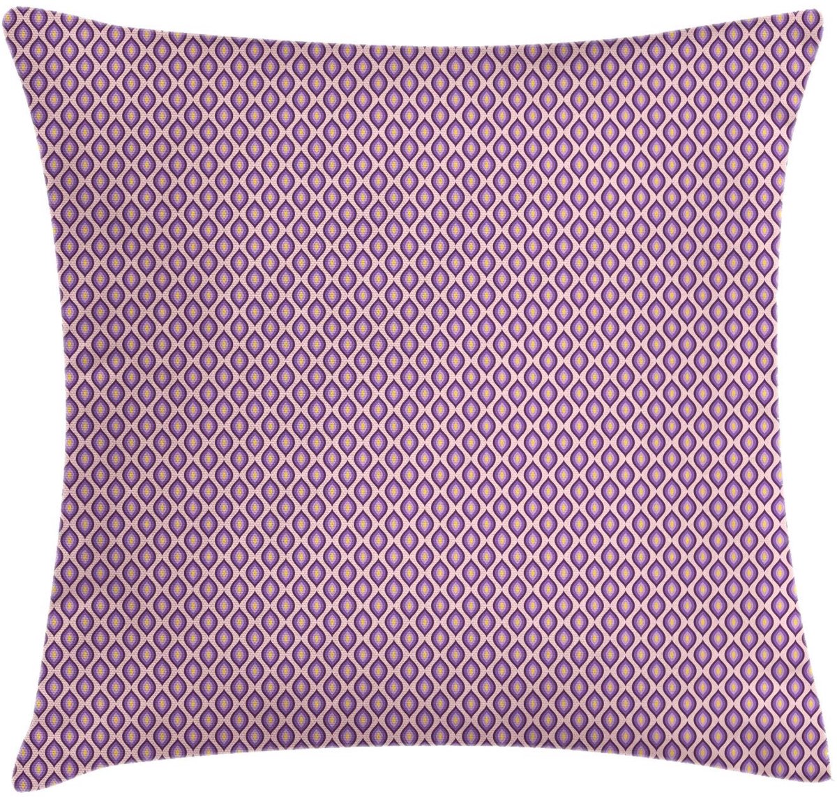 ABAKUHAUS Abstrakt Kussenhoes – Dubbelzijdig – 40x40 cm – violetroos Violet Rose Senf