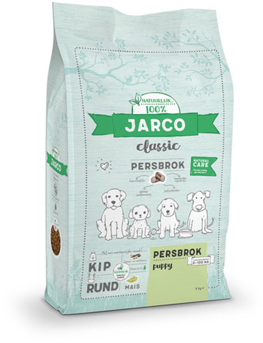 Jarco Jarco hondenvoer Classic Persbrok Puppy Kip/Rund 15 kg - Hond