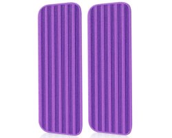 Microvezeldoek Voor BOTC Dweil - 2 x Microvezel Reinigingspads - 2 Stuks Microvezeldoek - Dweilsysteem - Accessoires - Paars