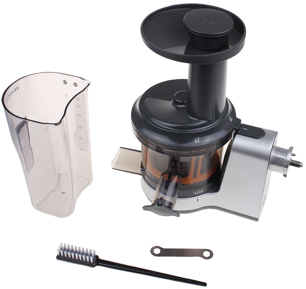 Kenwood KAX720PL SlowJuicer - Elektrische Sapcentrifuge voor Kenwood Keukenmachines - 400ml Capaciteit - Anti-Drupfunctie - Zilvergrijs