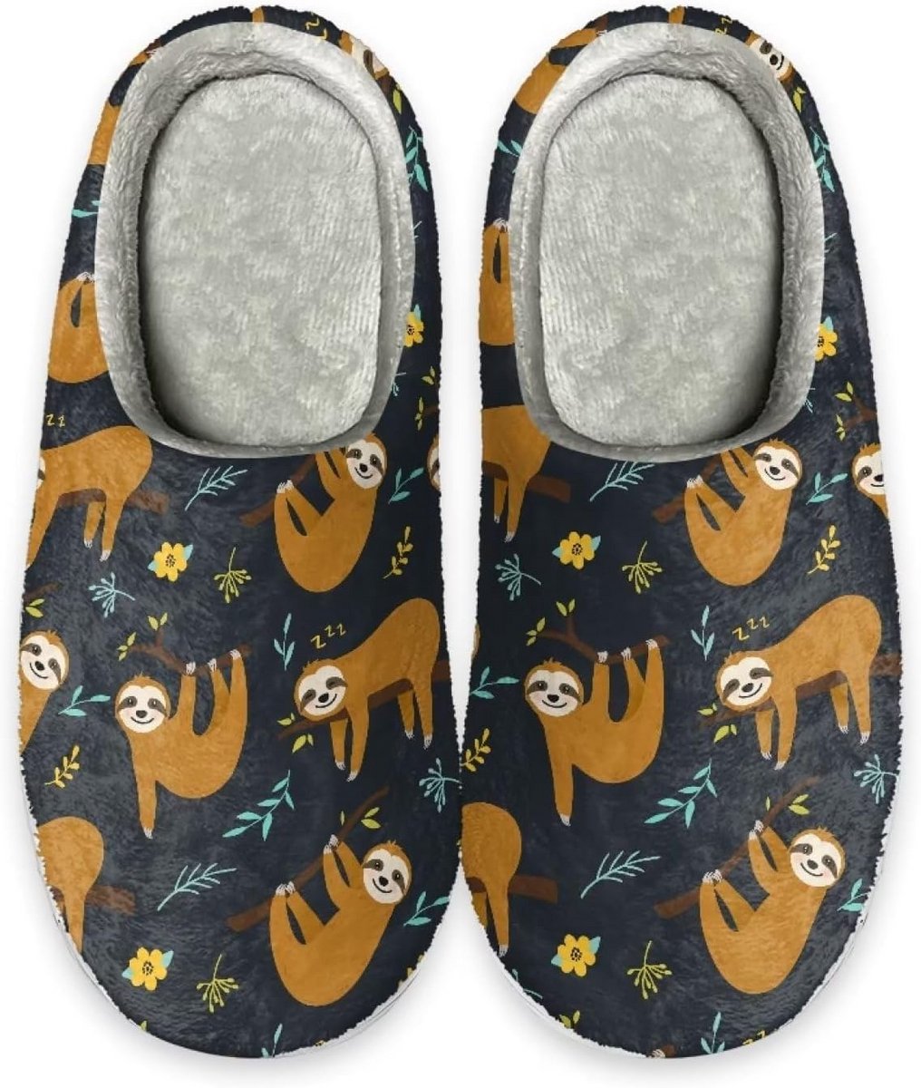 Warme antislip dames indoor pantoffels - Comfortabele scuff slippers voor thuis