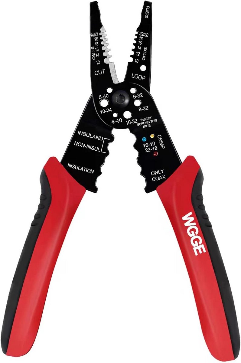 Professionele 8" Multifunctionele Draadstripper en Krimptang voor Handgereedschap