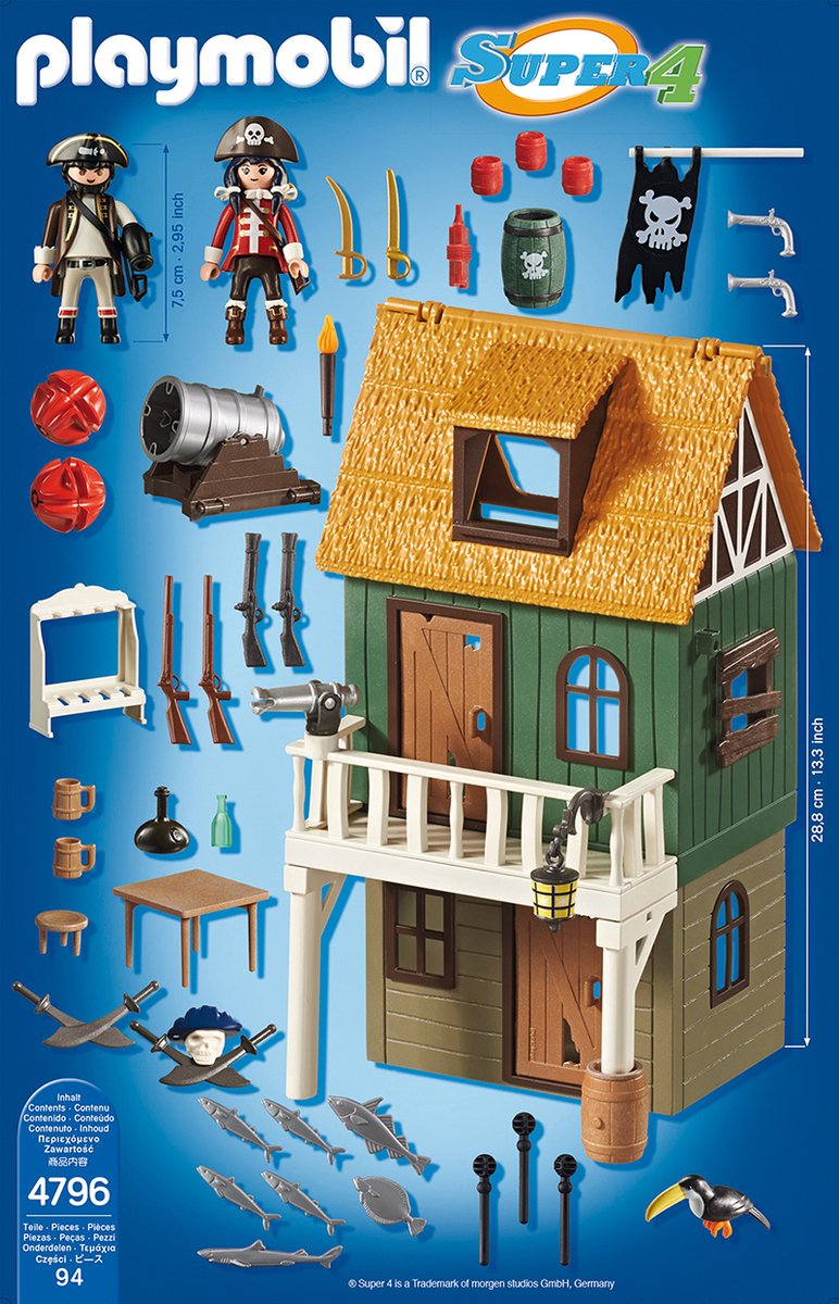 Playmobil Geheime piratenvesting met Ruby Red - 4796 — afbeelding 8