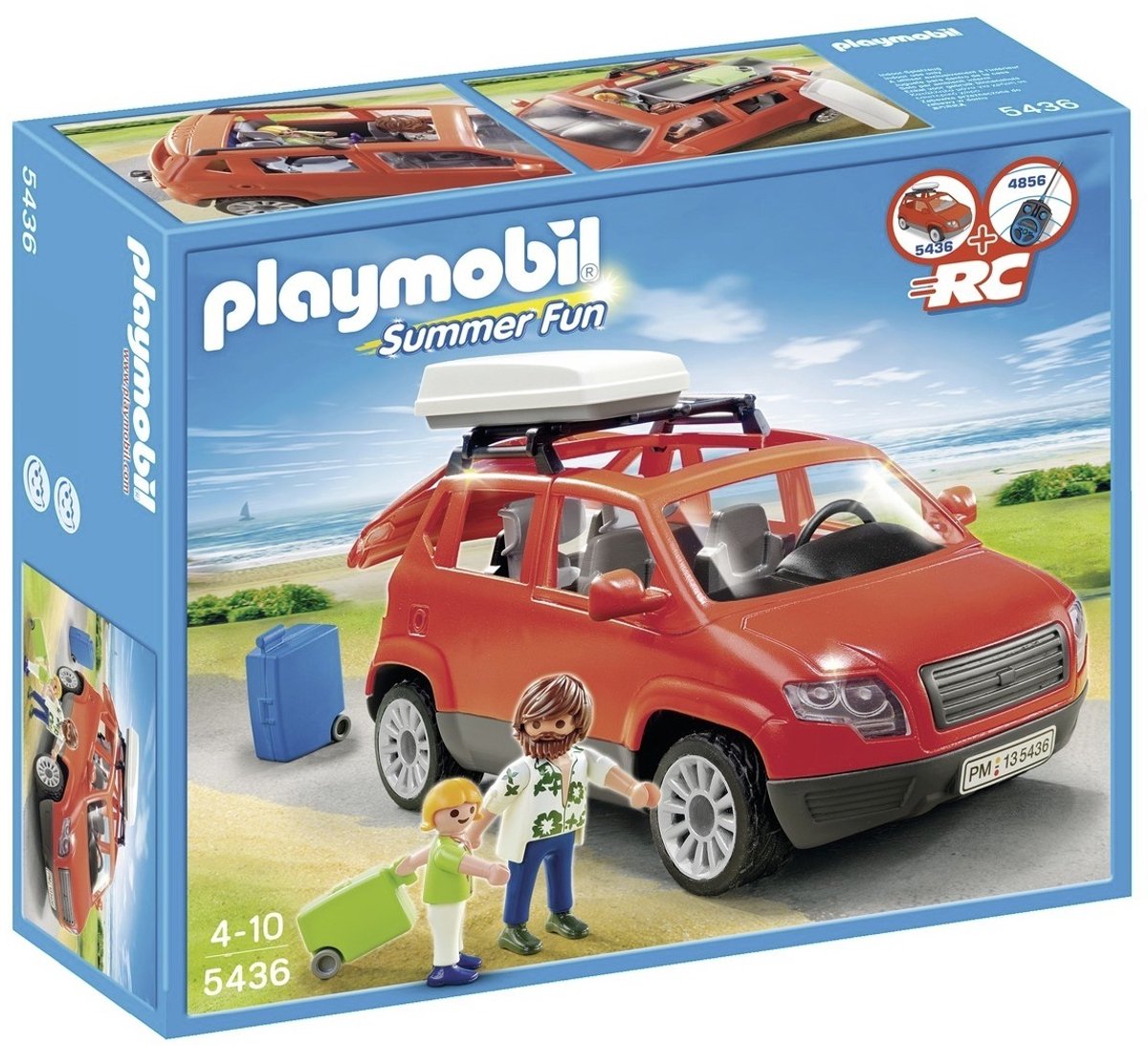 Gezinswagen met dakkoffer / Voiture avec coffre de toit — afbeelding 4